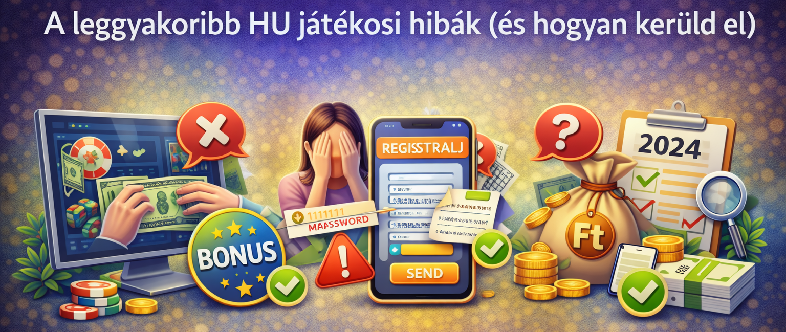 A leggyakoribb HU játékosi hibák (és hogyan kerüld el)