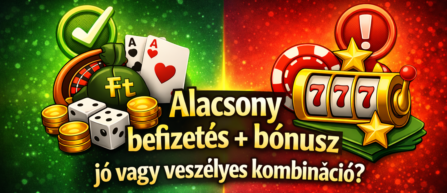 Alacsony befizetés + bónusz – jó vagy veszélyes kombináció?