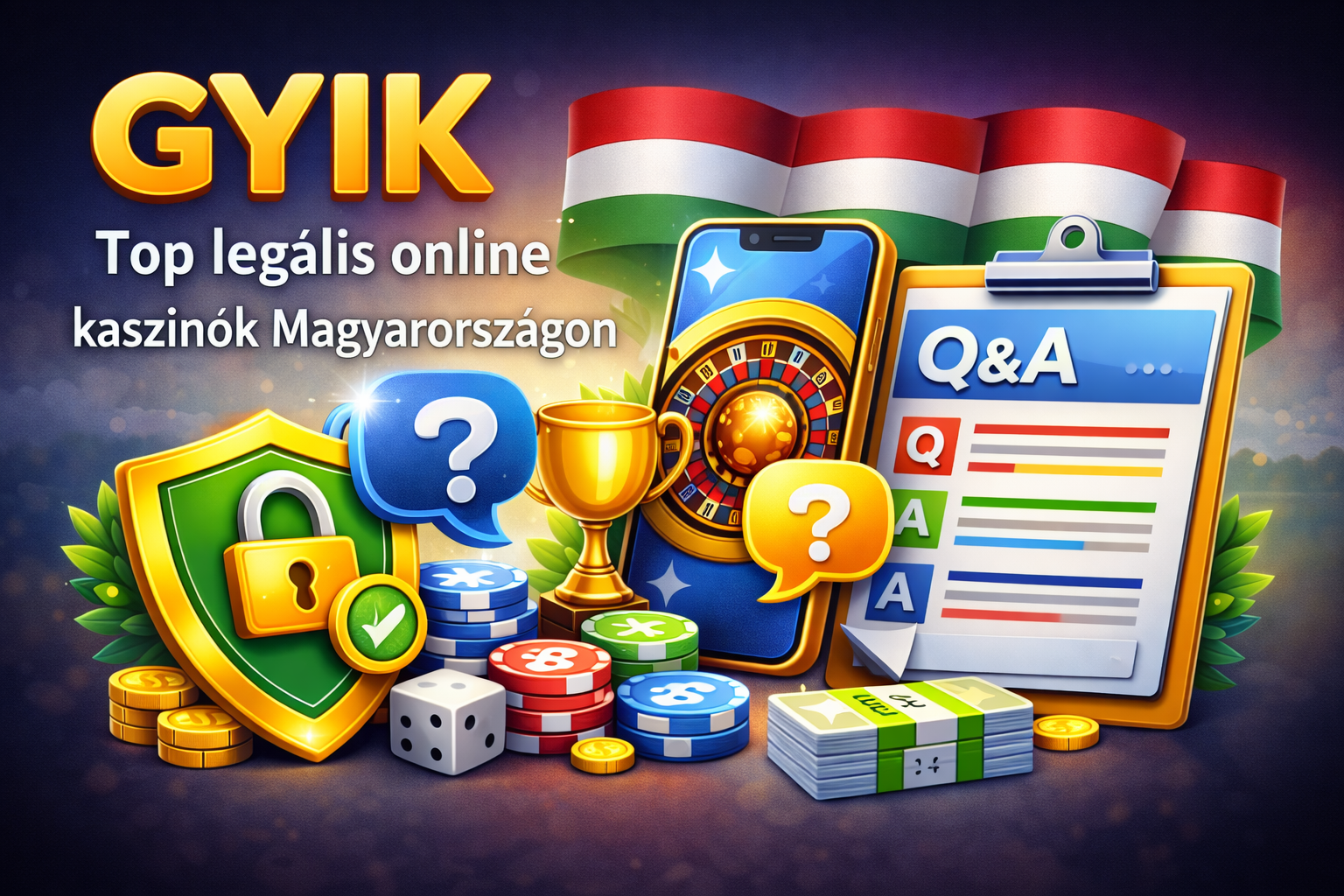 GYIK – Top legális online kaszinók Magyarországon