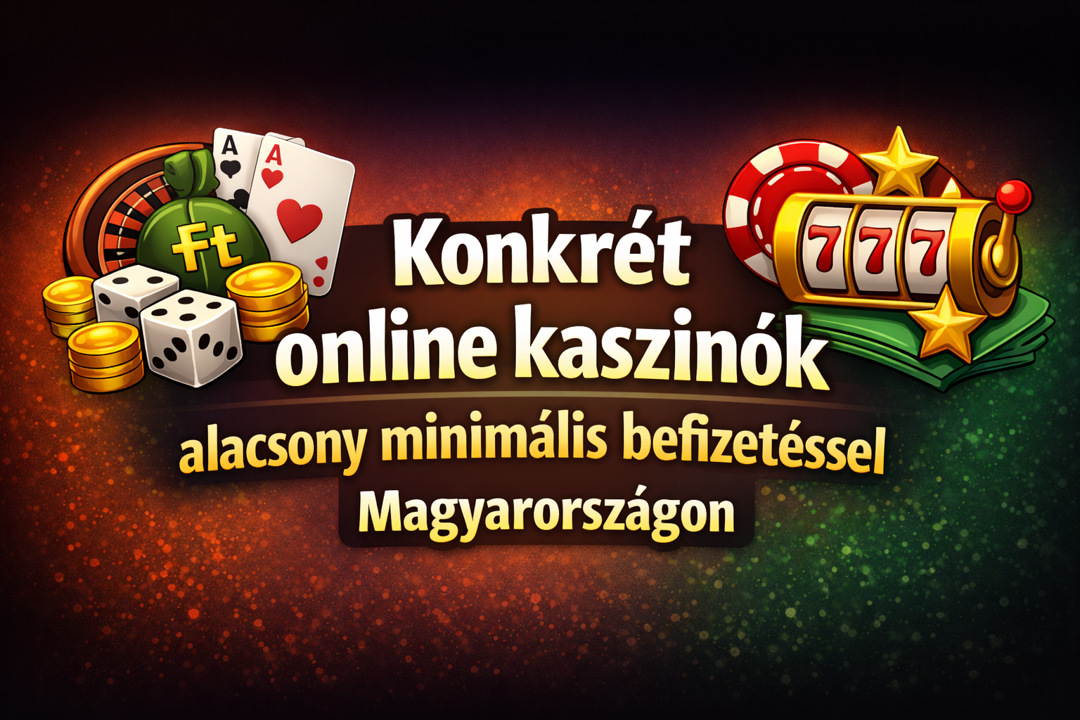 Konkrét online kaszinók alacsony minimális befizetéssel Magyarországon