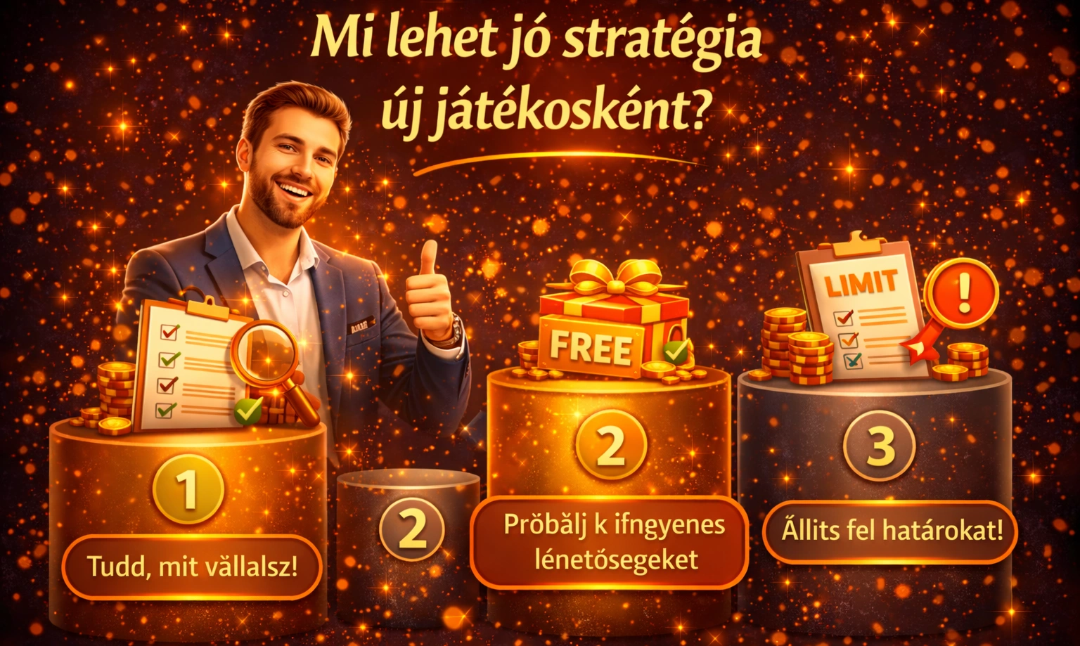 Mi lehet jó stratégia új játékosként?